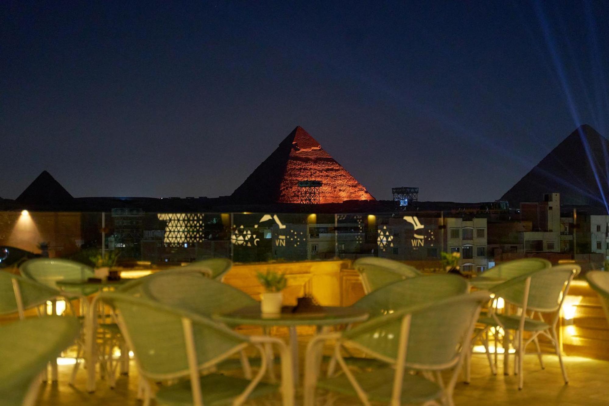 Crown Pyramids View Hotel Gíza Kültér fotó